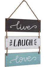 Rustic Home Wall Decor Sign for Living Room Bedroom Bathroom Kitchen Office or M