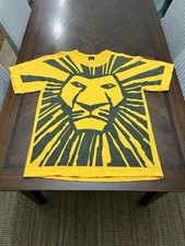 Vintage Disney The Lion King Broadway Musical All Over Print T Shirt Size L