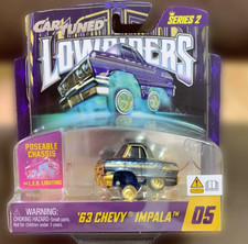 Cartuned Lowriders 63 Chevy Impala Poseable Led Diecast Car Cartuned Lowriders 63 Chevy Impala Poseable Led Diecast Car
