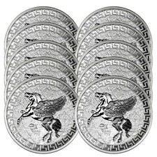 Lot of 10 - 2023 £1 St. Helena "Jennie Norris" Pegasus BU