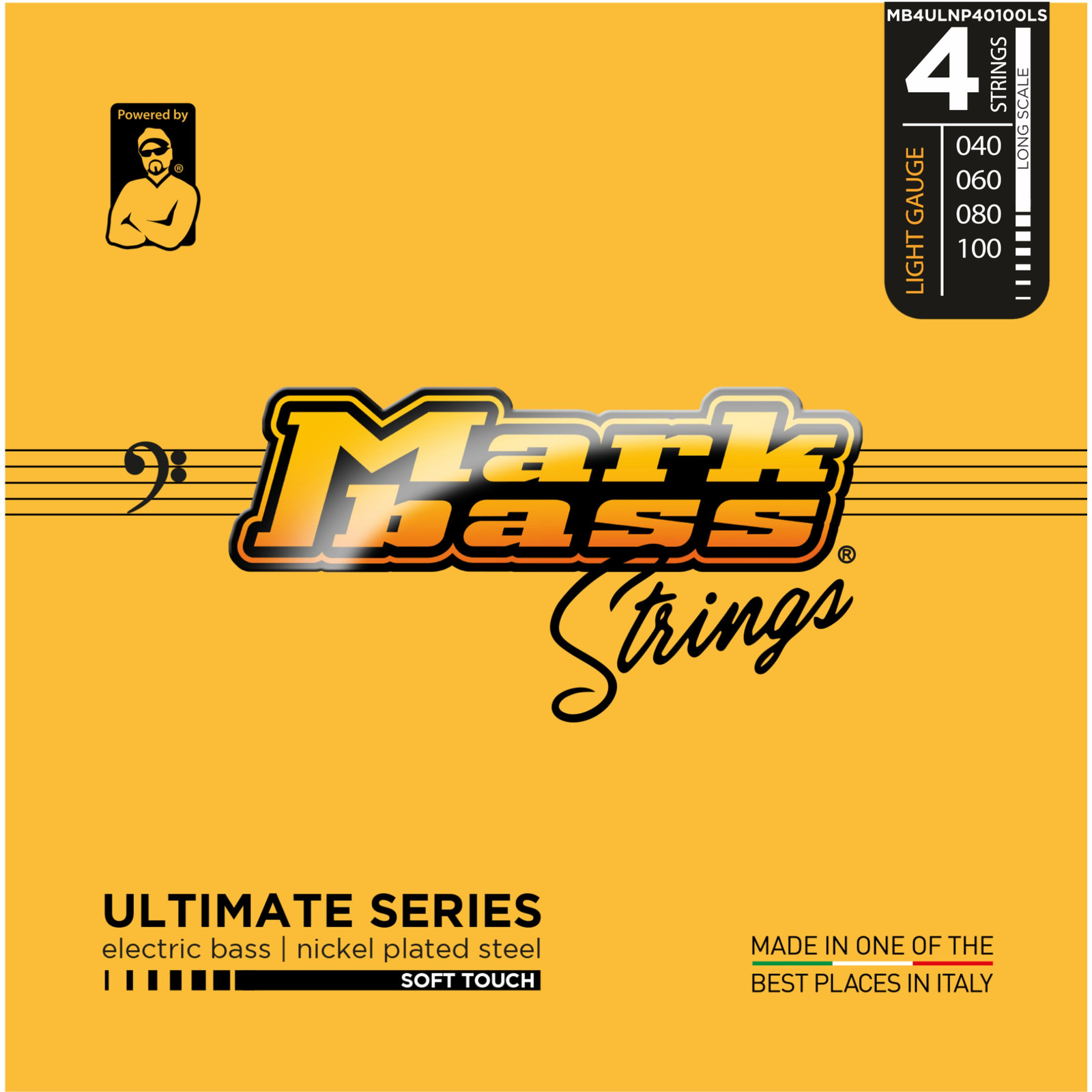 Струны Markbass Ultimate Series 4s 40-100 - Saitensatz für 4-Для электронных бас-гитар