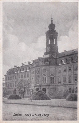 AK Deutsches-Reich Wermsdorf Schloß Hubertusburg Nordsachsen Helmut Krause !!! - Bild 1 von 2