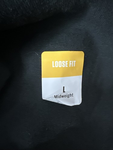 NWT Carhartt Men’s Hoodie Sz L Oversized Mid Weight Loose Fit Utility Work Blk - Picture 5 of 7