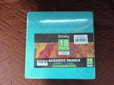 Dmsky 18 Pack Classic Acoustic Panels 12x12 Self Adhesive in Blue