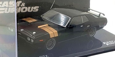DeAgostini 1/43 Scale F220CMC016 Fast and Furious Plymouth GTX - Black