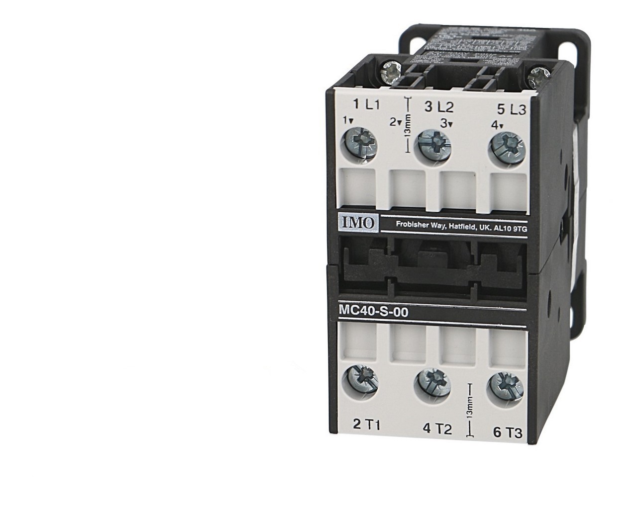 Contacteur IMO MC40 tripolaire haute durabilité mécanique 40A bobine 230V