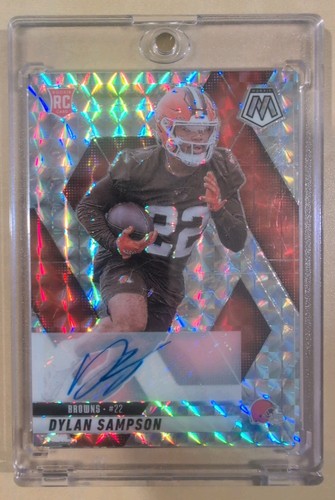 2025 Panini Mosaic - Rookies Dylan Sampson #355 Mosaic Prizm Autographs (AU, RC)