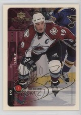 1998-99 Upper Deck MVP Gold Script 13/100 Joe Sakic #53 HOF 0c3