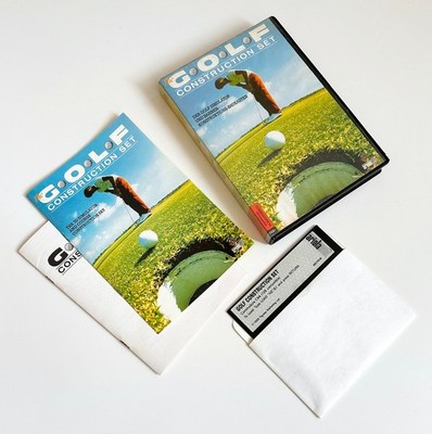 GOLF CONSTRUCTION SET    rar Commodore C64 DISK game   boxed / OVP   1986