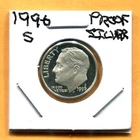 Gem 1996-S Proof Cameo Silver Roosevelt Dime - Free Shipping