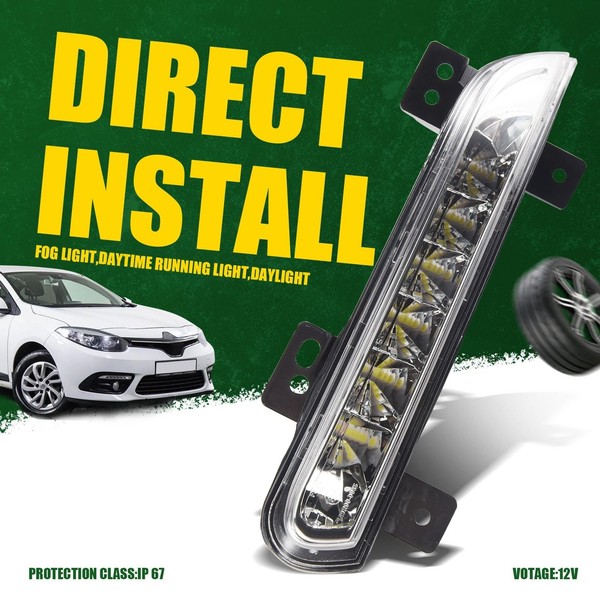 LED DRL Nebelscheinwerfer Links Vorne FüR Fluence 2014+-image