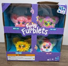 Furby Furlets 4-pack Mini Electronic Plush Toys Music Sounds Hasbro - NEW