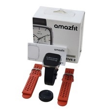 Amazfit Active 2 Premium Smart Watch Fitness Tracker Square With 2 Extra Bands