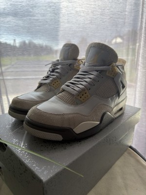 Nike Air Jordan 4 Retro Pahntom Dust (beige/grau)   Top Zustand   Größe [41]