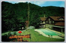 The Skylift And New Gatlinburg Inn Tennessee TN Vintage Postcard