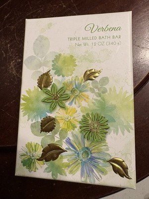Verbena Triple Milled Bath Bar Soap Made In USA 12 Oz