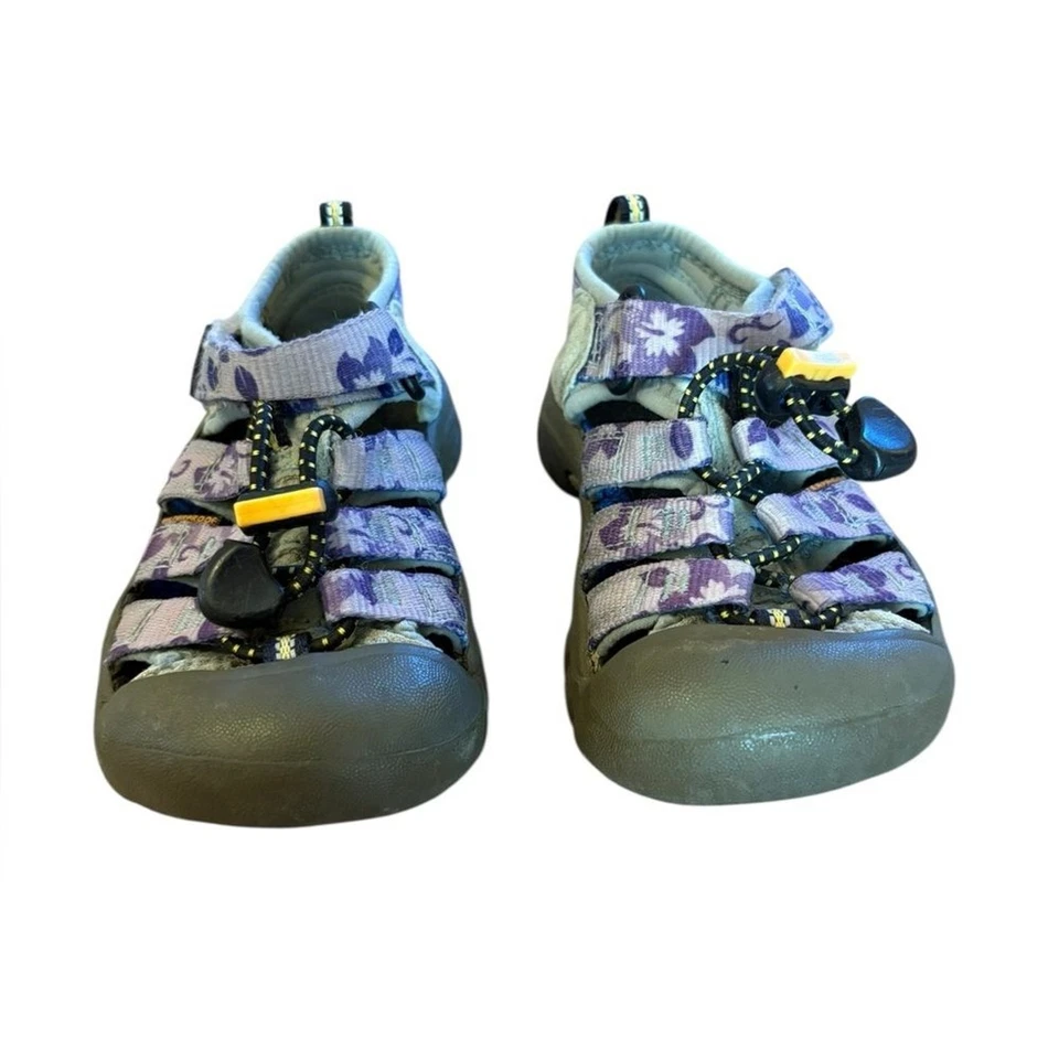 Sandalias impermeables Keen Newport zapatos de senderismo correa elástica niño pequeño talla 9 púrpura Foto 3 de 4
