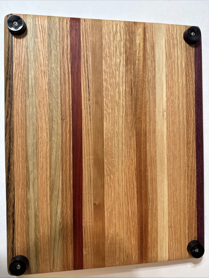 Edge Grain Exotic Solid Hardwood Species Cutting Board - Image 2 of 4