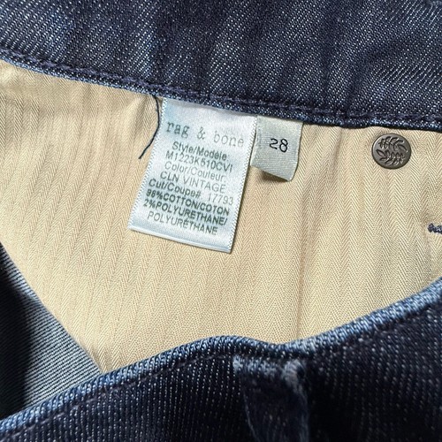 Rag & Bone Standard Issue Men's Fit 2 Slim Jeans Button Fly 28 Blue - Picture 3 of 8