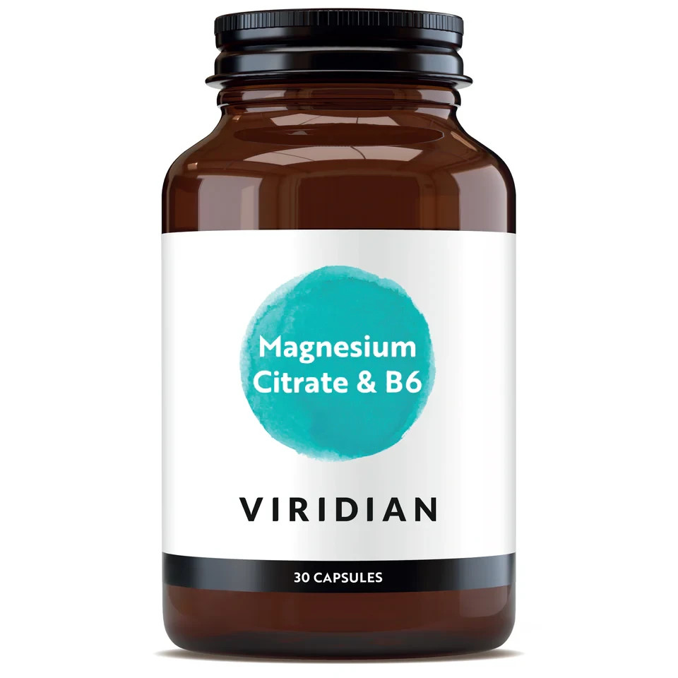 Viridian Magnesium Citrate with B6 90 Vegetarian Capsules - Image 2