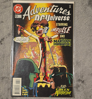 DC Comics Adventures in the DC Universe 13 Englisch 1997 Impulse Green Arrow