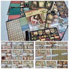 Huge New Graphic 45 Papercrafting Paper Destash Rare Retired Themes