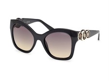 New Guess black butterfly gradient sunglasses GU00197 55/20/140, Case Cloth