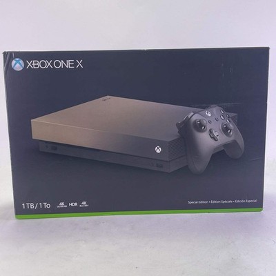 Microsoft Xbox One X 1TB Console Gaming System Gold Rush Special Edition 1787
