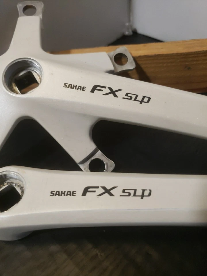 Sakae FX SLP Crankset 130BCD 170mm Vintage Single Road BMX Double Square Taper - Image 4 of 4