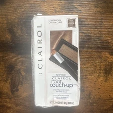 Root Touch-Up Temporary Concealing Powder Light Brown Hair Color Pack • Open Box