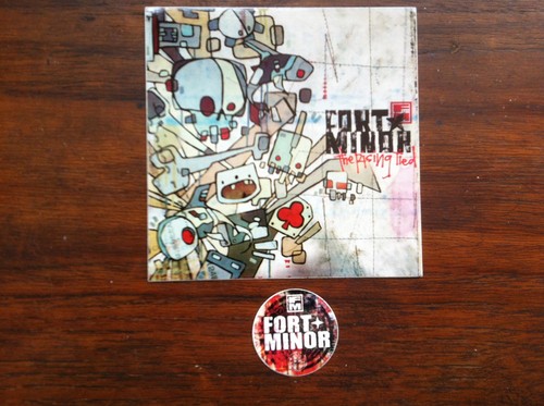 Fort Minor Linkin Park Mike Shinoda promo sticker for the Rising Tied cd # 2