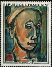 Timbre - FRANCE - Tableau de ROUAULT - 1971 - Neuf ** - YT1673