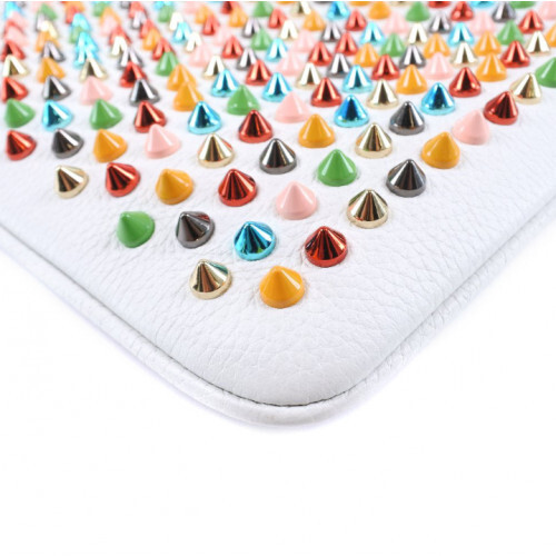 Christian Louboutin Rubi Posh Clutch Bag 2WAY Shoulder Studs Calf ...