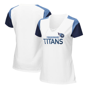 NFL Team Apparel Tennessee Titans TX3 COOL V-Neck Lace up &hellip;
