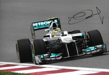 Nico Rosberg autograph signed 20x30 cm picture