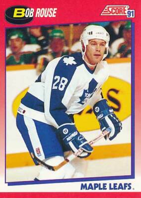 1991-92 Score Canadian French #246 BOB ROUSE - Toronto Maple Leafs