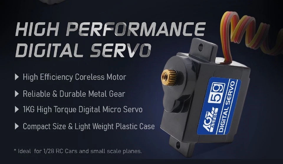 arkai Metallgetriebeservo, 5 g - Digital - Bild 2 von 4
