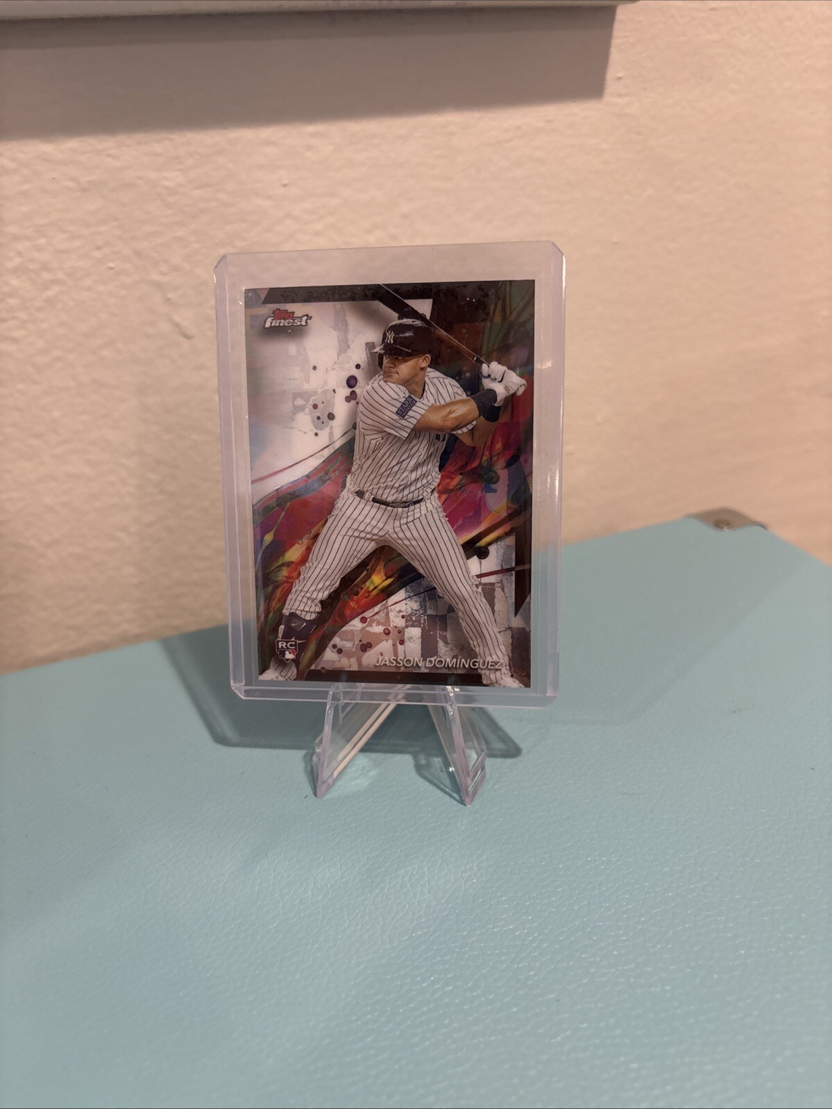 2024 Topps Finest #83 Jasson Dominguez Common Rookie New York Yankees