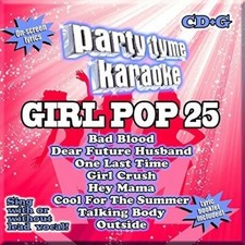 Party Tyme Karaoke - Girl Pop 25 8 8-song CD G - Music CD - Party Tyme Karaoke