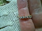 Yellow Gold finish Full Eternity Cz Band - Stunning Size 6 — photo 4