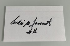 Andre St. Laurent Autographed Signed Index Card Islanders Red Wings Penguins