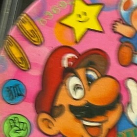 Mario Pink Toad Menko Super Mario Bros Famicom Card Nintendo 1985 NES Japanese