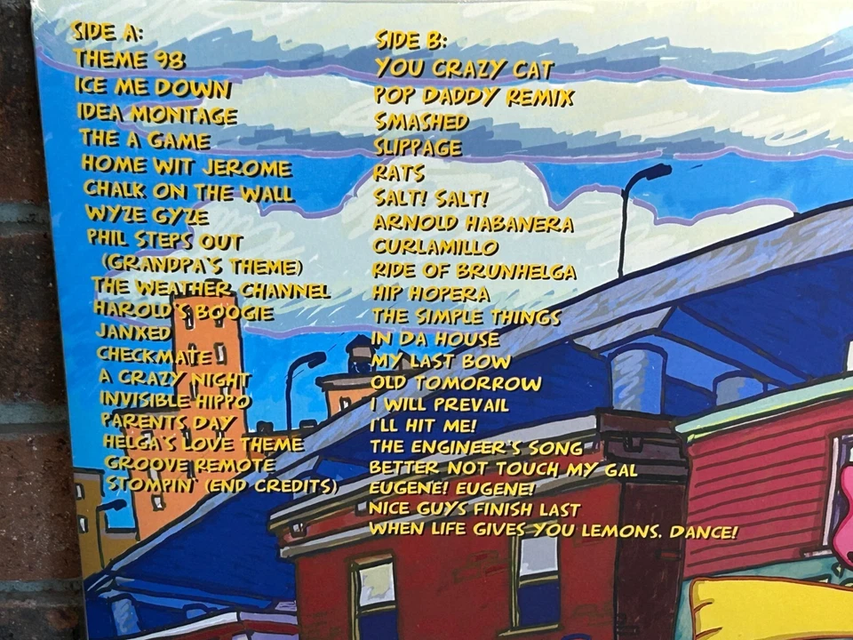 HEY ARNOLD! - The Music Vol. 1, Limited TRI-COLORED VINYL LP Gatefold Sealed! - Image 4 of 4