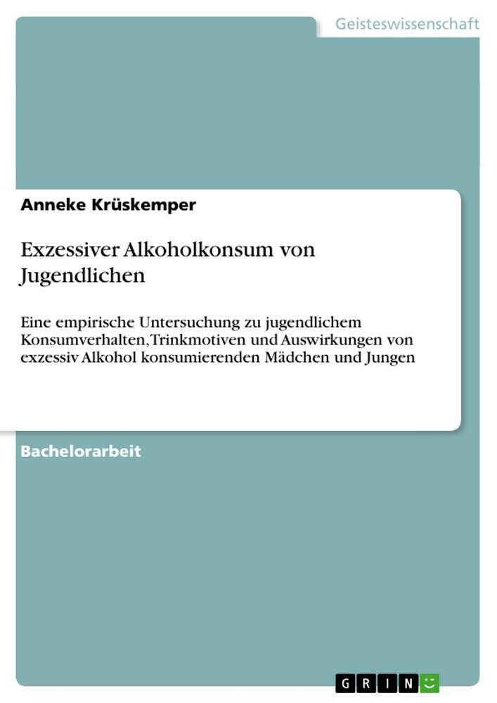 Thumbnail - Exzessiver Alkoholkonsum Von Jugendlichen | Anneke Krüskemper |