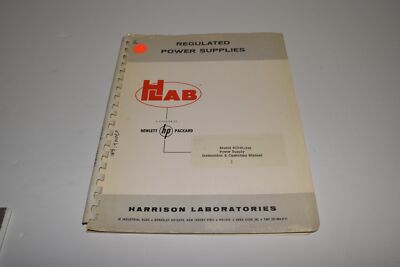 HEWLETT PACKARD HLAB 6240A/AM POWER SUPPLY INSTRUCTION MANUAL  (BOOK183)