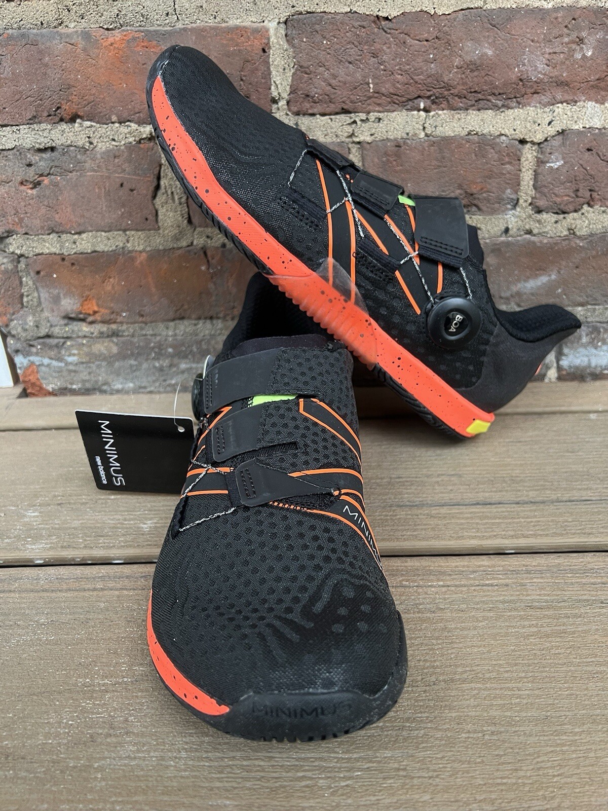 NEW Men's 11 NEW BALANCE Minimus GYM TR BOA Black /Orange MXMTRBC1-D Shoes