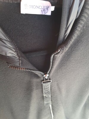 Moncler 'Maglione Tricot Cardigan' Hooded Jacket Black Moncler 'Maglione Tricot Cardigan' Hooded Jacket Black