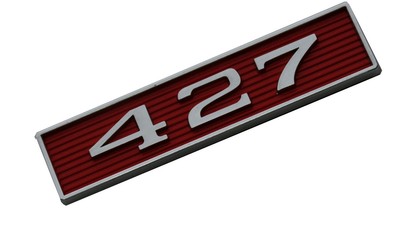 427 Sticker 1Pc 427 Engine Hood Scoop Emblems Badges 3D Decals Stickers Trucks ...