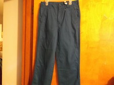 BRAND NEW BOY'S "FADED GLORY" OCEAN BLUE CHINO PANTS w/ ADJUSTABLE WAIST