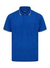 Mens Polo Shirt Tee T Shirts Short Sleeve Top Tipped Collar Pocket Sports NEW
